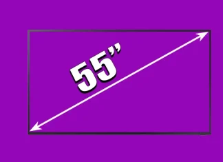 Aké široká je 55-palcová televízia: Rozmery 55-palcovej televízie