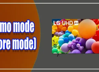 Ako vypnúť demo režim (obchodný režim) na televízoroch LG